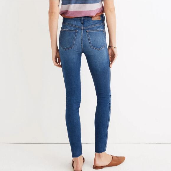 Madewell 10" High-Rise Skinny Jeans in Hanna Wash Size 28 Stretch - Picture 2 of 14